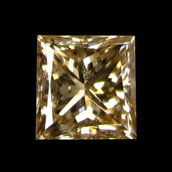 0.35 ct WOW SPARKLING FANCY HONEY COGNAC COLOR NATURAL LOOSE DIAMOND - Foto 1 di 1