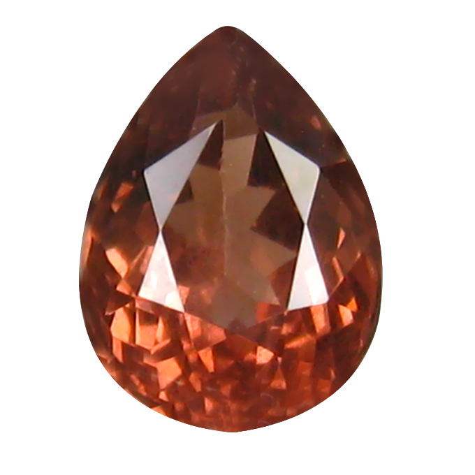 1.59 ct HUGE UNIQUE RARE NATURAL FROM EARTH MINED REDDISH BROWN MALAYA GARNET - Photo 1/1